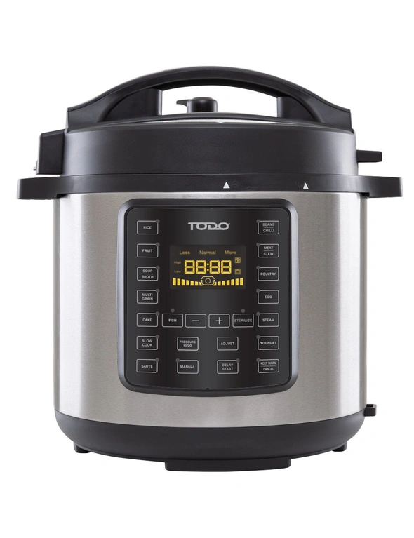 TODO 6L Electric Pressure Cooker 15 Preset Functions 1000W Non-Stick Cooking Pot, hi-res image number null