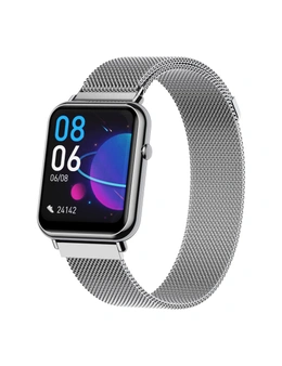 Bluetooth Smart Watch 1.69" 2.5D Touch Screen Call Heart Rate Blood Pressure BT 5.0 - Black