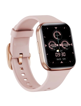 Bluetooth Smart Watch 1.6" TFT 2.5D Touch Screen Temperature Heart Rate Blood Pressure BT 5.0 - Black