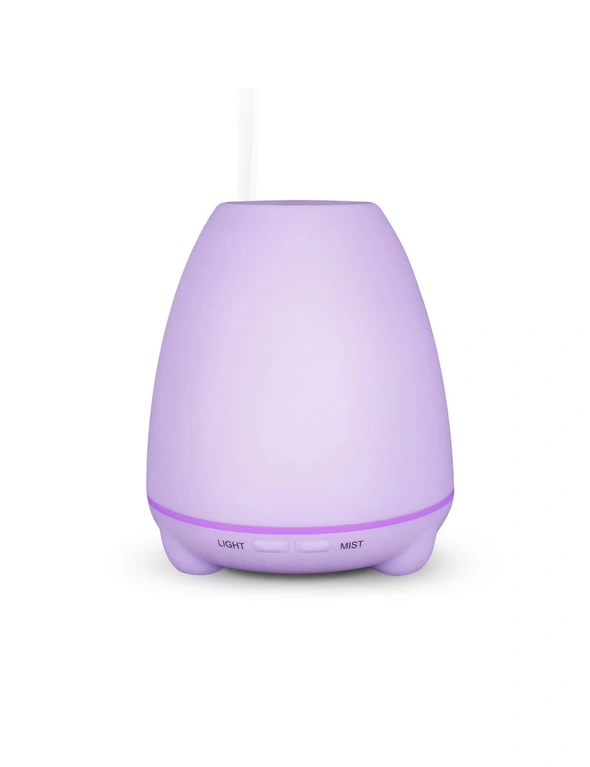 100Ml Humidifier Aromatherapy Diffuser 7 Colour Led Compact Design - White, hi-res image number null