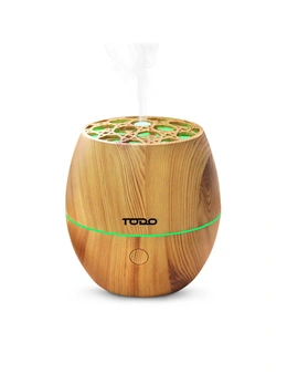 TODO 120ml Humidifier Aromatherapy Diffuser 7 Colour Led Ultrasonic Mist