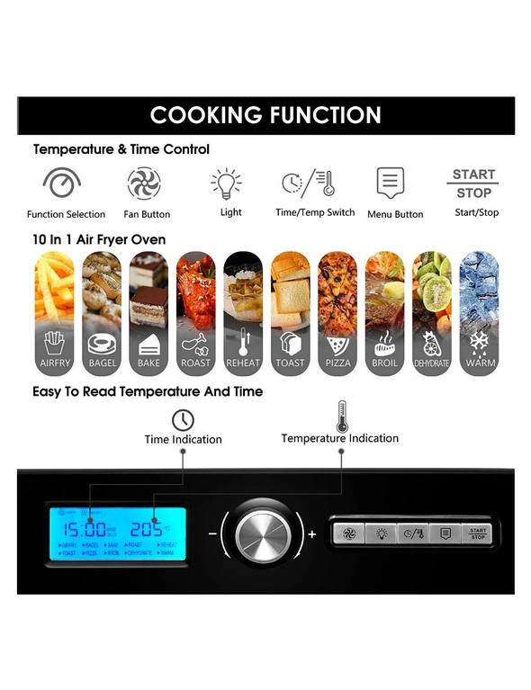 TODO 18L Air Fryer Oven, hi-res image number null