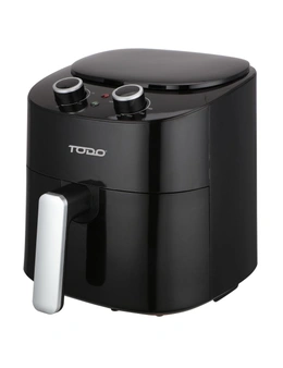 TODO 4.2L Air Fryer 1300W Convection Oven Fan Forced Multi Function Cooker Analog â€“ Black