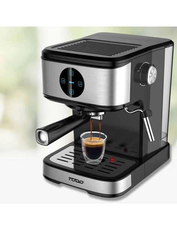 TODO Espresso Coffee Machine Maker Automatic Touch Control 20 Bar Pump 1.5L, hi-res image number null