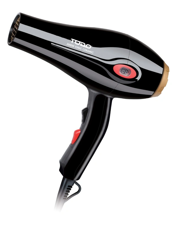 TODO 2000W Ionic Ceramic Anti Frizz Hair Dryer, hi-res image number null
