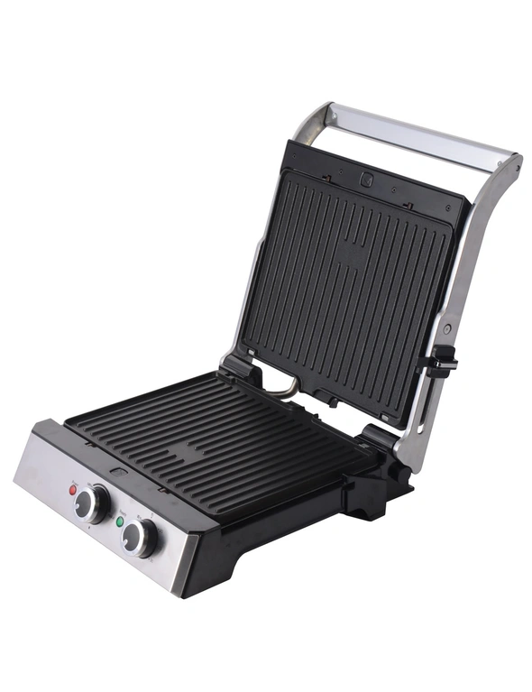 TODO 2000W Sandwich Press Contact Health Grill Flat Grill Griddle Plate Melts Toast, hi-res image number null