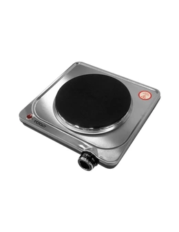 TODO 1500W Portable Hotplate Electric Cooktop - Single Plate Stainless Steel