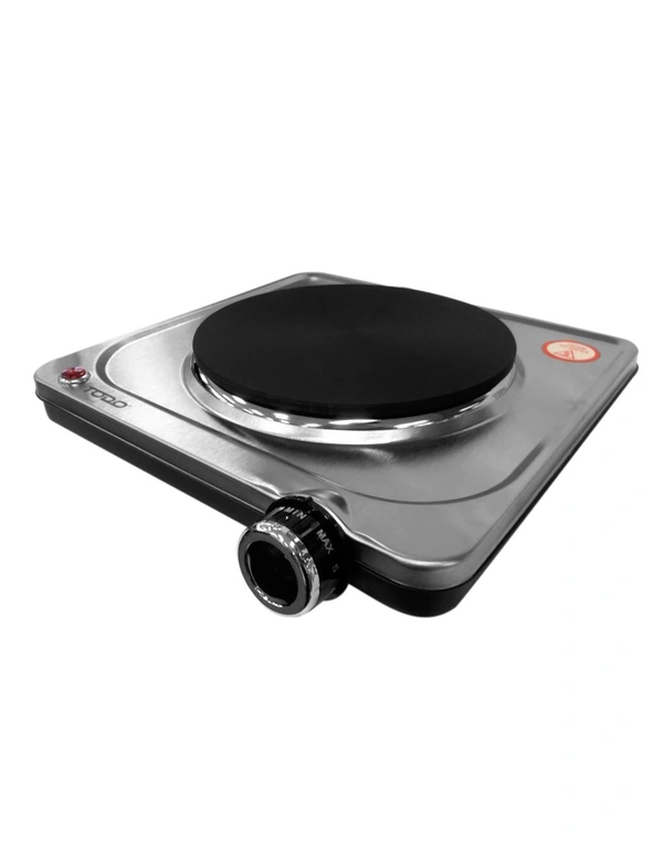 TODO 1500W Portable Hotplate Electric Cooktop - Single Plate Stainless Steel, hi-res image number null