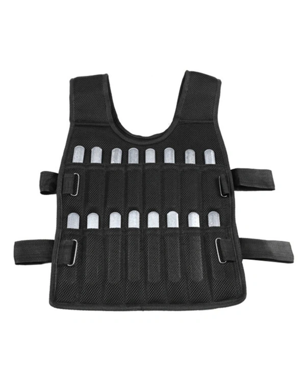 Weighted Steel Plate Vest for Resistance Training and Load Bearing Running, hi-res image number null