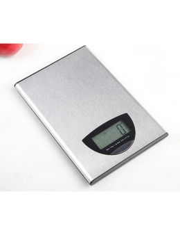 5Kg Stainless Steel Kitchen Scale Lcd Display 1G Graduation