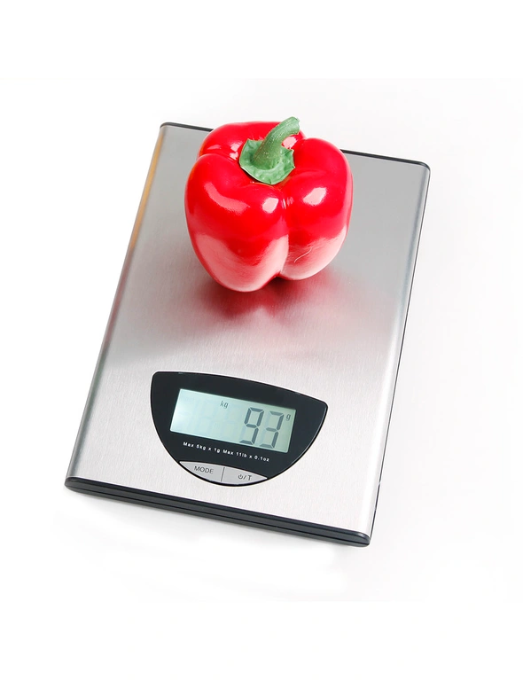 5Kg Stainless Steel Kitchen Scale Lcd Display 1G Graduation, hi-res image number null
