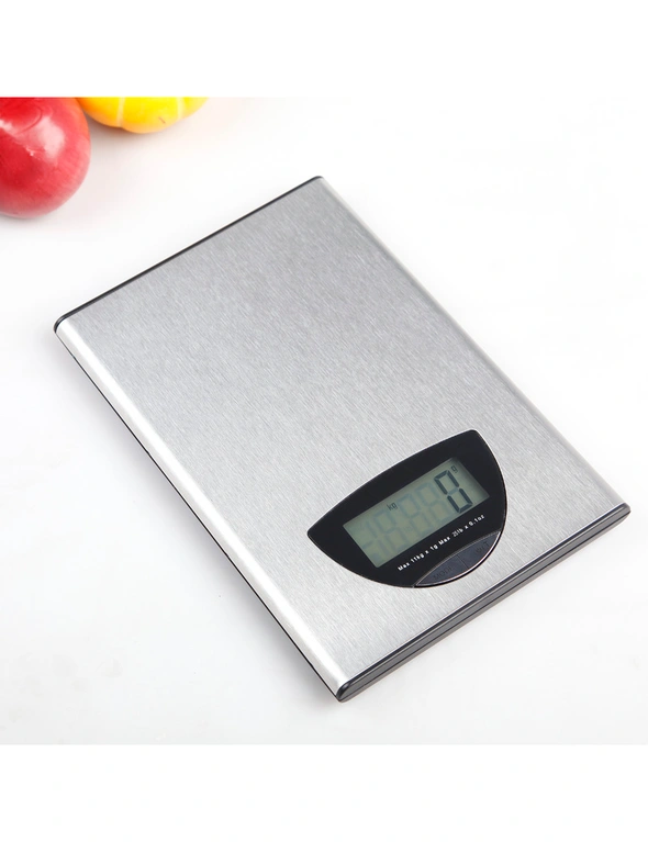 5Kg Stainless Steel Kitchen Scale Lcd Display 1G Graduation, hi-res image number null