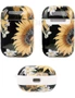 Pouch Me Apple Airpod Case 2 1 Soft TPU Design Keychain Accessory Option, Wireless Charging Support, Engineered for Perfect Alignment to Device, Apple Airpods Case 1 2 (Golden Daisy Flower), hi-res
