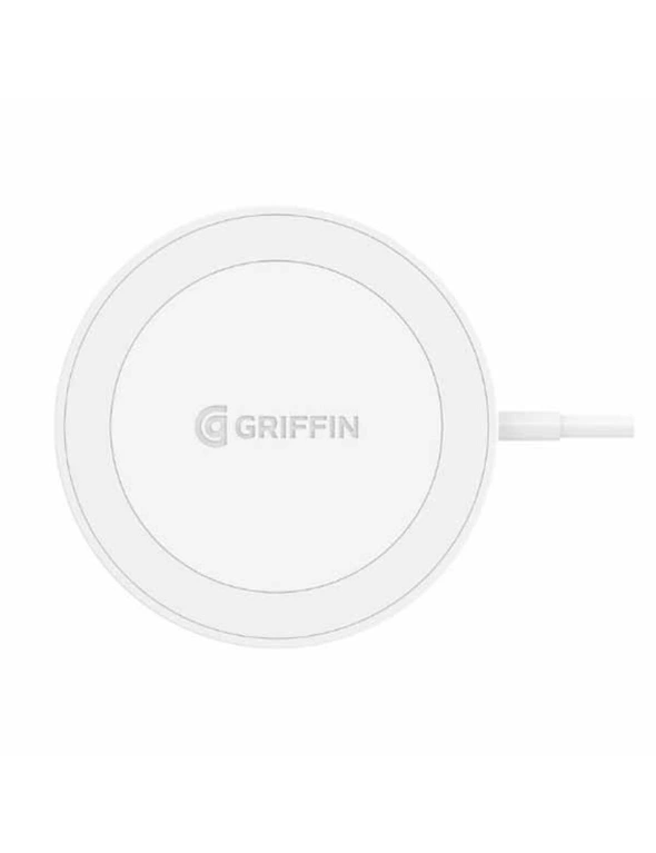 Griffin Power 15W MagSafe Wireless Charger (GP-177-WHT-AU) - White, hi-res image number null