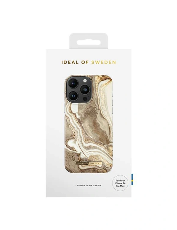 Ideal of Sweden Golden Sand Marble Case (Suits iPhone 14 Pro)
