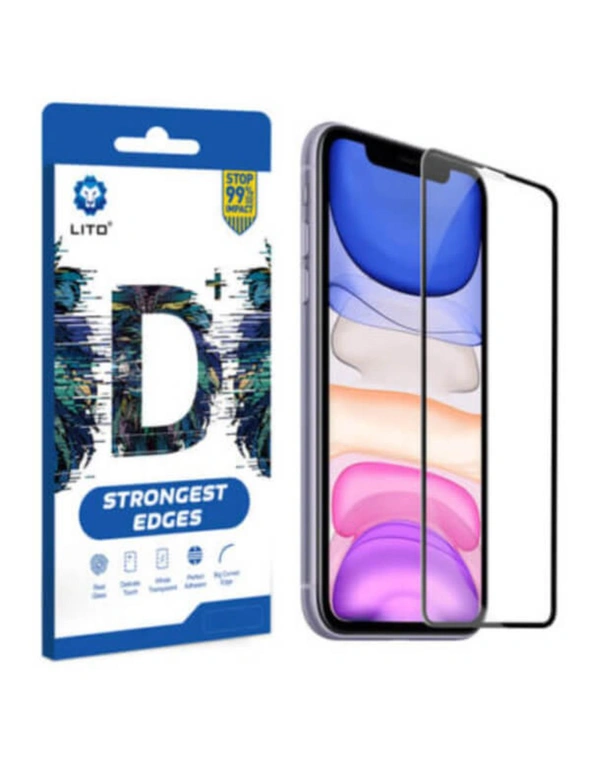 D+ Edge to Egde Tempered Glass Protector (suits Apple Iphone 12/12 Pro), hi-res image number null