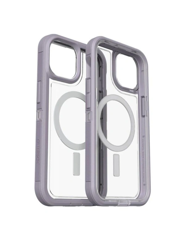 Otterbox Defender XT Clear MagSafe Case (Suits iPhone 13/iPhone 14 (6.1)) - Grey, hi-res image number null