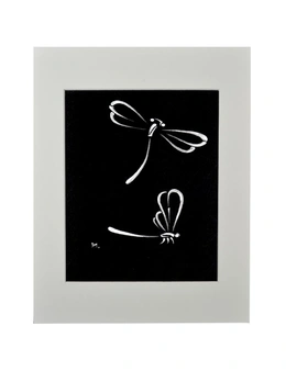 Rovan Dragon Fly Matted Print 11x14 inches