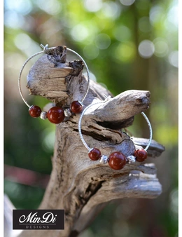 MinDiDesigns Pair of Handmade Sterling Silver Earrings