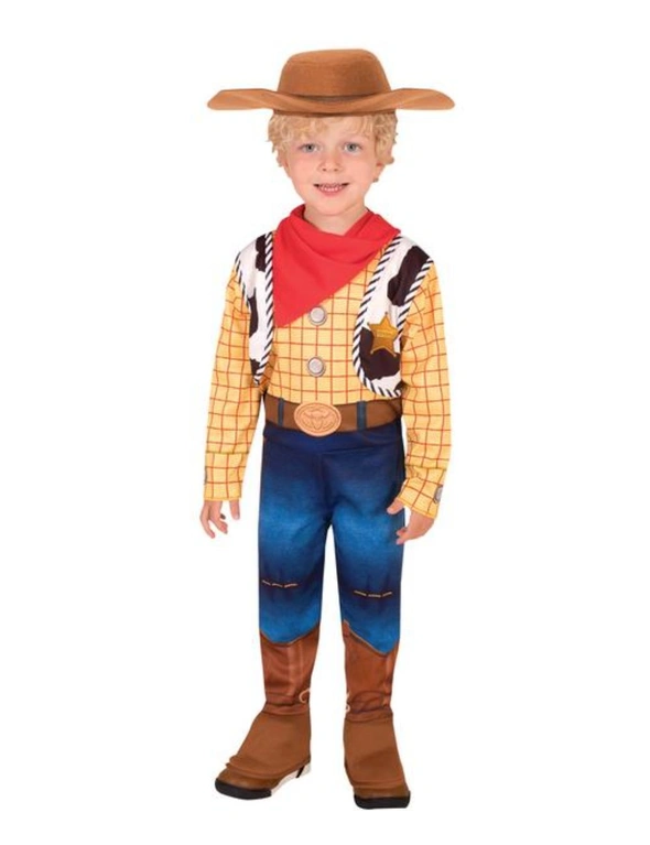 Rubies Woody Deluxe Toy Story 4 Childrens Costume, hi-res image number null