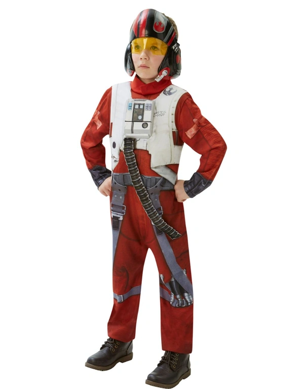 Rubies Poe X-Wing Fighter Deluxe Childrens Costume, hi-res image number null