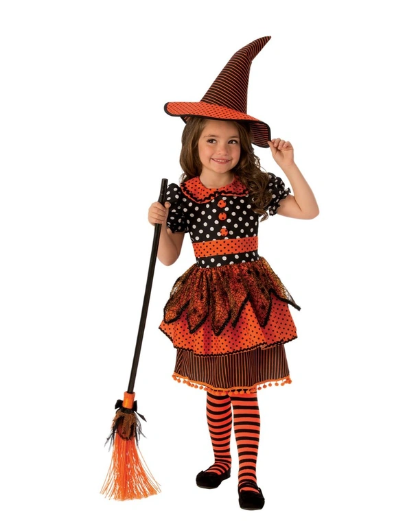 Rubies Polka Dot Witch Childrens Costume, hi-res image number null
