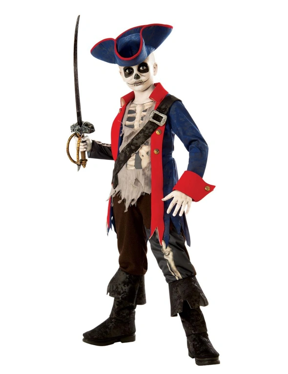 Rubies Captain Bones Pirate Childrens Costume, hi-res image number null
