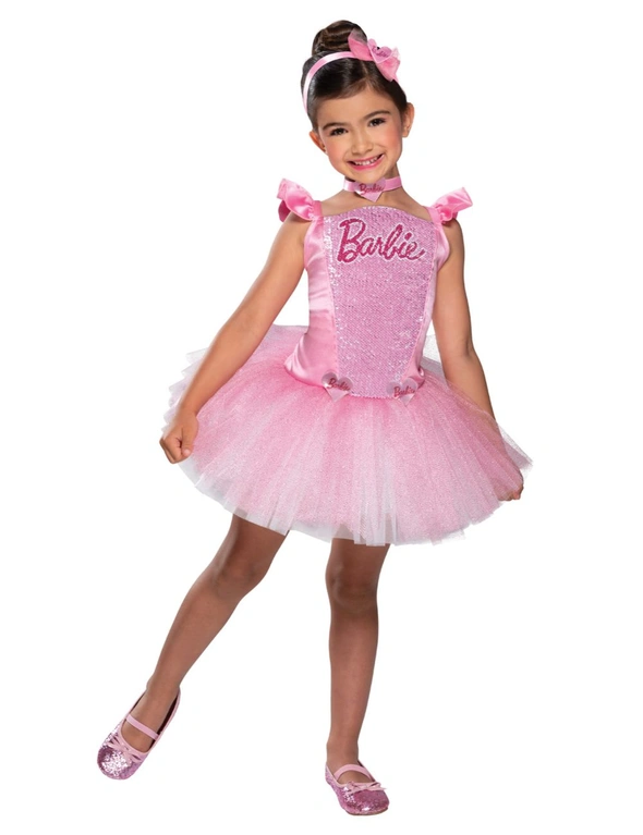 Rubies Barbie Ballerina Childrens Costume, hi-res image number null