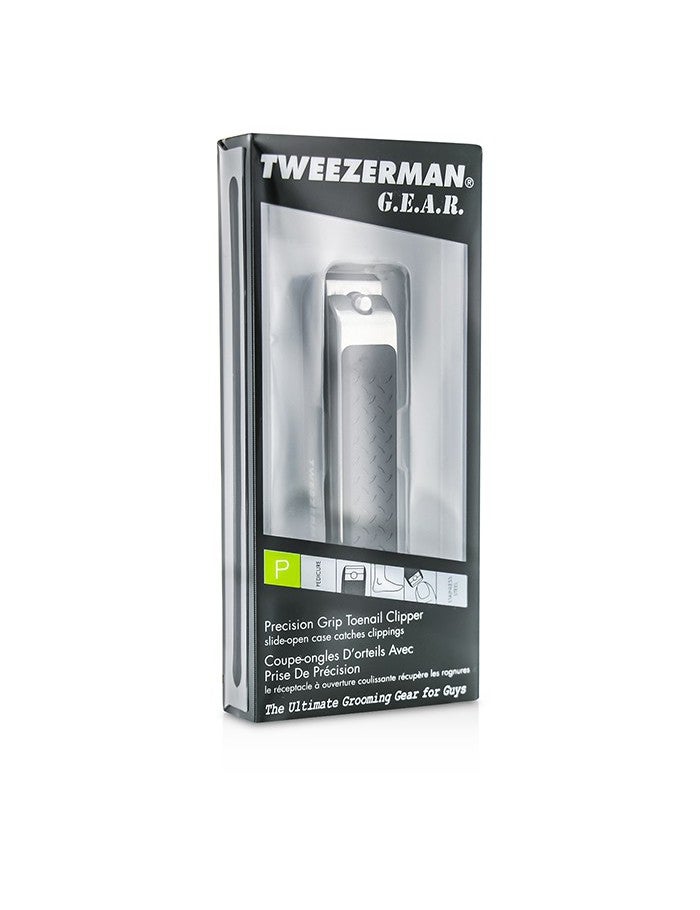 Tweezerman G.E.A.R. Precision Grip Toenail Clipper - Grooming Lounge