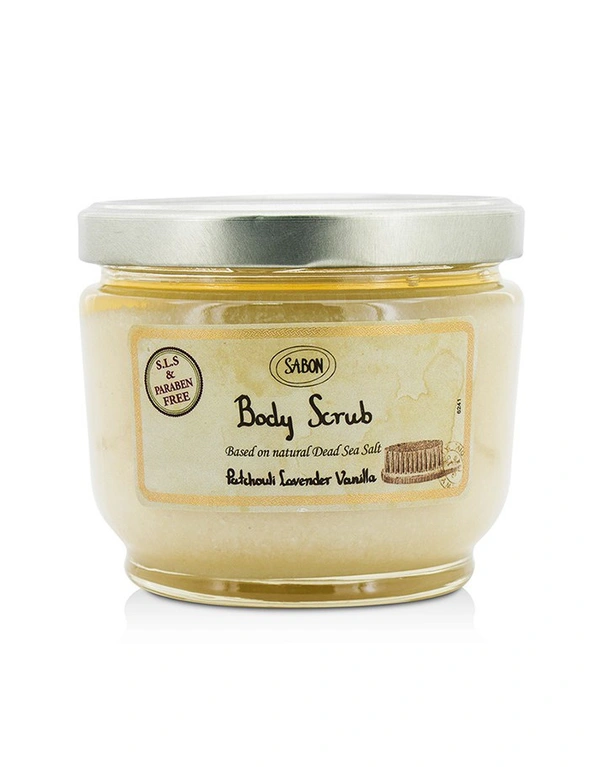 Sabon Body Scrub - Patchouli Lavender Vanilla, hi-res image number null