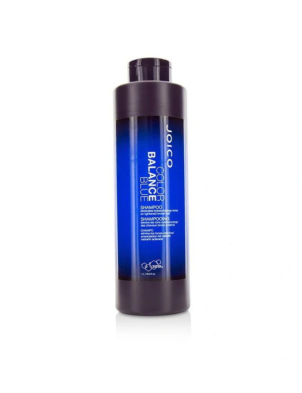 Joico Color Balance Blue Shampoo (Eliminates Brassy/Orange Tones on Lightened Brown Hair), hi-res image number null