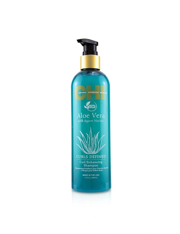 CHI Aloe Vera with Agave Nectar Curls Defined Curl Enhancing Shampoo, hi-res image number null
