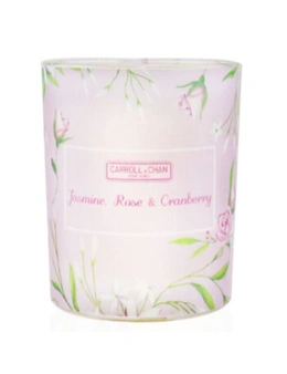 The Candle Company (Carroll & Chan) 100% Beeswax Votive Candle - Jasmine Rose Cranberry