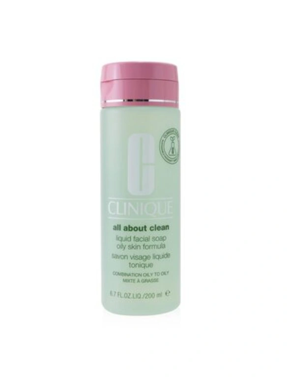 Clinique All About Clean Liquid Facial Soap Oily Skin Formula - Combination Oily to Oily Skin, hi-res image number null