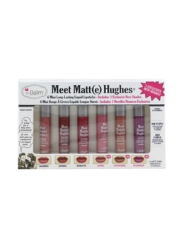 TheBalm Meet Matt(e) Hughes 6 Mini Long Lasting Liquid Lipsticks Kit