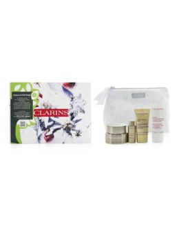 Clarins - Nutri-Lumiere Collection: Day Cream 50ml+ Night Cream 15ml+ Treatment Essence 10ml+ Hand &amp; Nail Treatment Cream 30ml+ Bag  4pcs+1bag