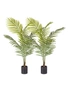 SOGA 2X 120cm Green Artificial Indoor Rogue Areca Palm Tree Fake Tropical Plant Home Office Decor, hi-res