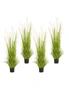 SOGA 4X 150cm Green Artificial Indoor Potted Reed Grass Tree Fake Plant Simulation Decorative, hi-res