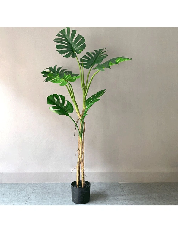 SOGA 4X 160cm Green Artificial Indoor Turtle Back Tree Fake Fern Plant Decorative, hi-res image number null