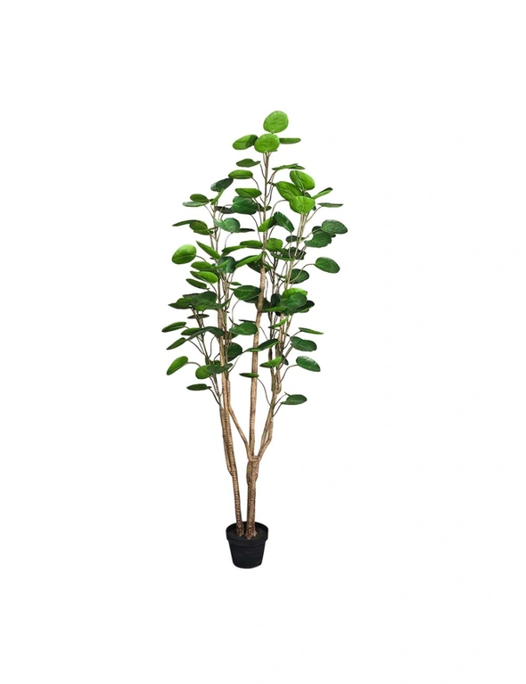 SOGA 180cm Green Artificial Indoor Pocket Money Tree Fake Plant Simulation Decorative, hi-res image number null