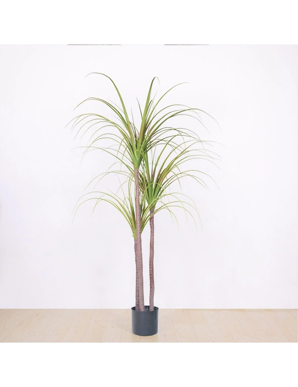 SOGA 145cm Green Artificial Indoor Dragon Blood Tree Fake Plant Decorative, hi-res image number null