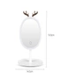 SOGA White Antler LED Light Makeup Mirror Tabletop Vanity Home Decor, hi-res