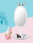 SOGA White Antler LED Light Makeup Mirror Tabletop Vanity Home Decor, hi-res