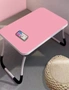 SOGA Pink Portable Bed Table Adjustable Foldable Bed Sofa Study Table Laptop Mini Desk Breakfast Tray Home Decor, hi-res