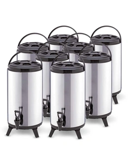 SOGA 12L Portable Insulated Brew Pot With Dispenser 8pack
