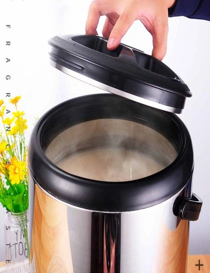 SOGA 4X 14L Portable Insulated Cold/Heat Coffee Tea Beer Barrel Brew Pot With Dispenser, hi-res image number null