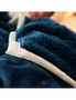 SOGA Navy Blue Throw Blanket Warm Cozy Double Sided Thick Flannel Coverlet Fleece Bed Sofa Comforter, hi-res