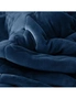 SOGA 2X Navy Blue Throw Blanket Warm Cozy Double Sided Thick Flannel Coverlet Fleece Bed Sofa Comforter, hi-res
