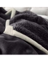SOGA Dark Grey Throw Blanket Warm Cozy Double Sided Thick Flannel Coverlet Fleece Bed Sofa Comforter, hi-res