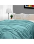 SOGA Sky Blue Throw Blanket Warm Cozy Striped Pattern Thin Flannel Coverlet Fleece Bed Sofa Comforter, hi-res